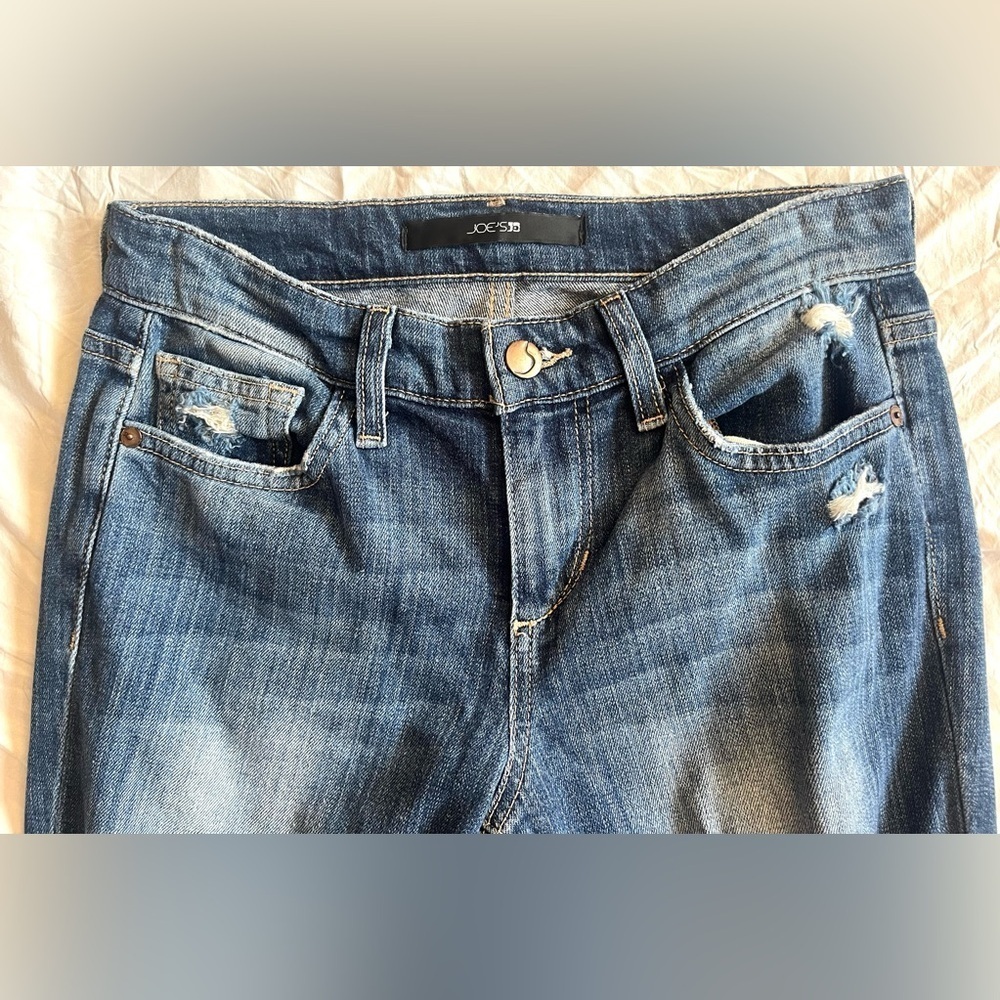 Joe’s Jeans Women’s Quality Distressed Blue Jeans Size 25 - Picture 2 of 13